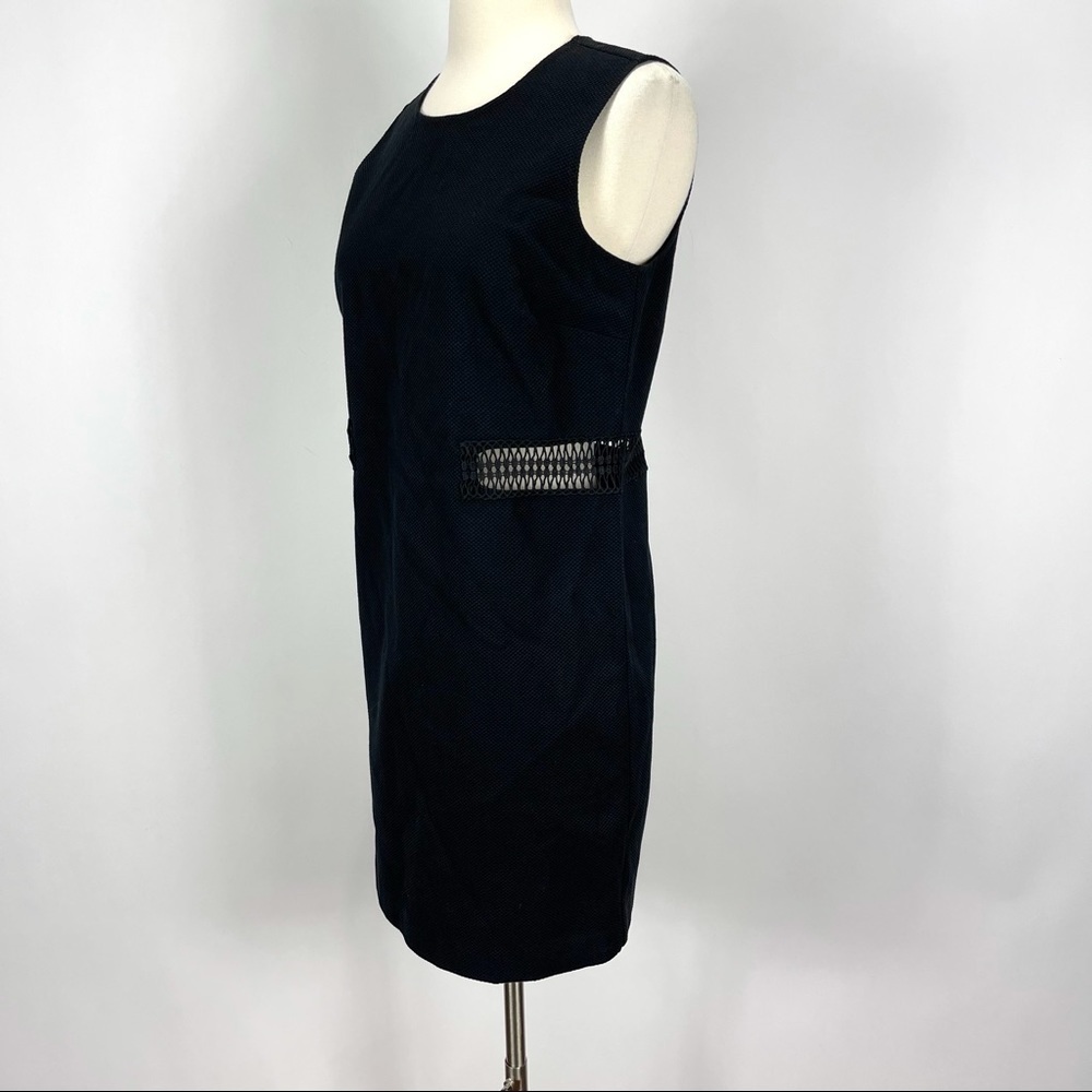 Maje shift dress crochet cut out